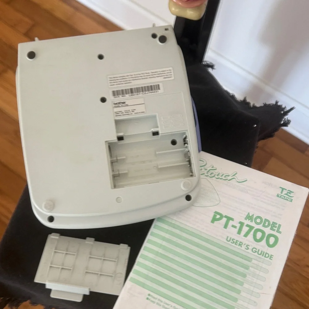 Brother PT-1700 Label Maker - Gray and Teal